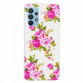 θηκη κινητου Samsung Galaxy A32 4G Fluorescent Liberty Flowers