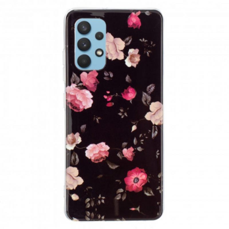 Θήκη Samsung Galaxy A32 4G Fluorescent Floral Series