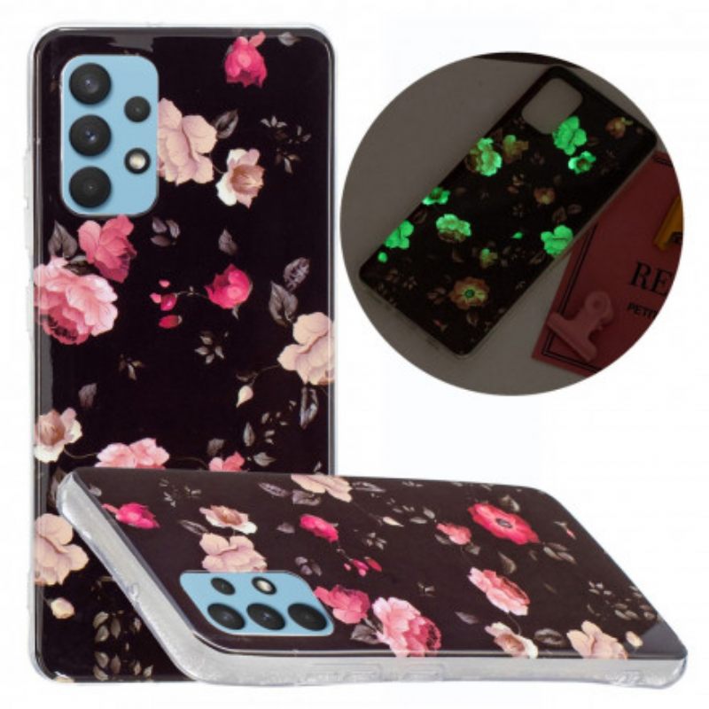 Θήκη Samsung Galaxy A32 4G Fluorescent Floral Series