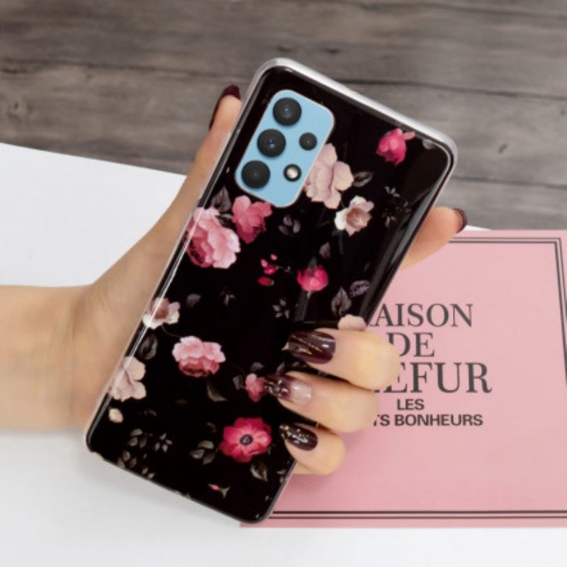 Θήκη Samsung Galaxy A32 4G Fluorescent Floral Series