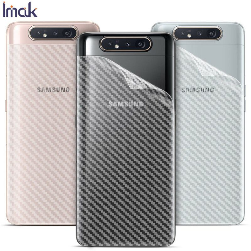 Πίσω Προστατευτική Μεμβράνη Για Samsung Galaxy A90 / A80 Carbon Style Imak