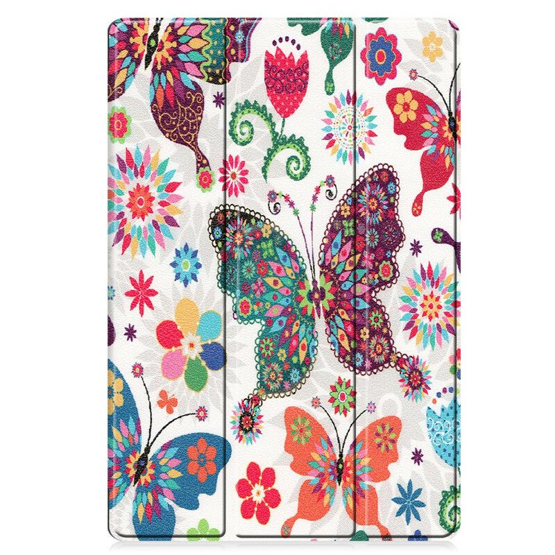 θηκη κινητου Samsung Galaxy Tab S7 FE Βάση Γραφίδας Vintage Flowers