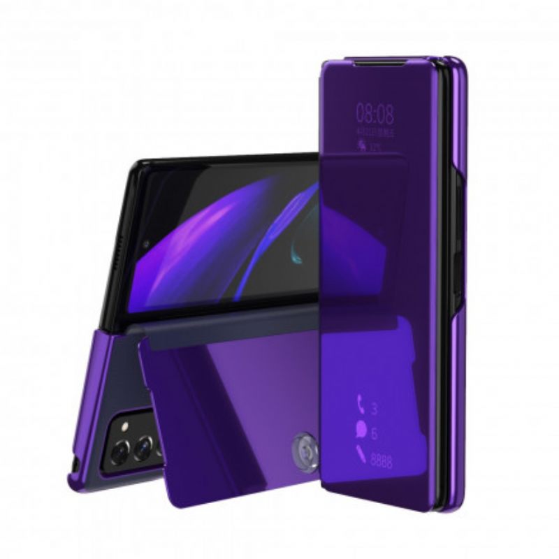 θηκη κινητου Samsung Galaxy Z Fold 2 Πολυλειτουργικό Εφέ Καθρέφτη