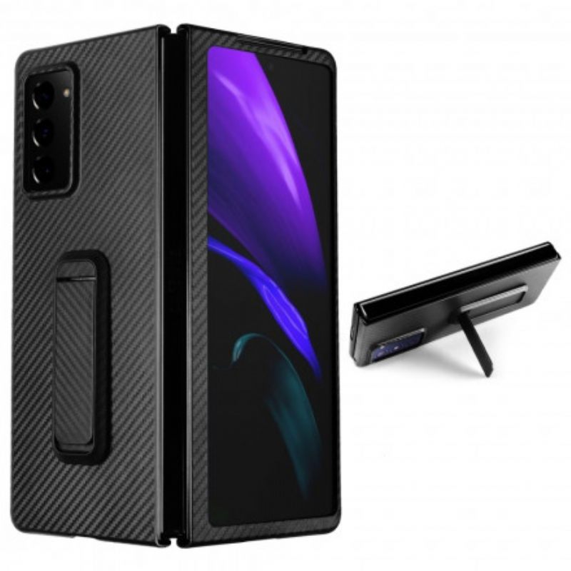 θηκη κινητου Samsung Galaxy Z Fold 2 Υφή Με Υποστήριξη Hands Free