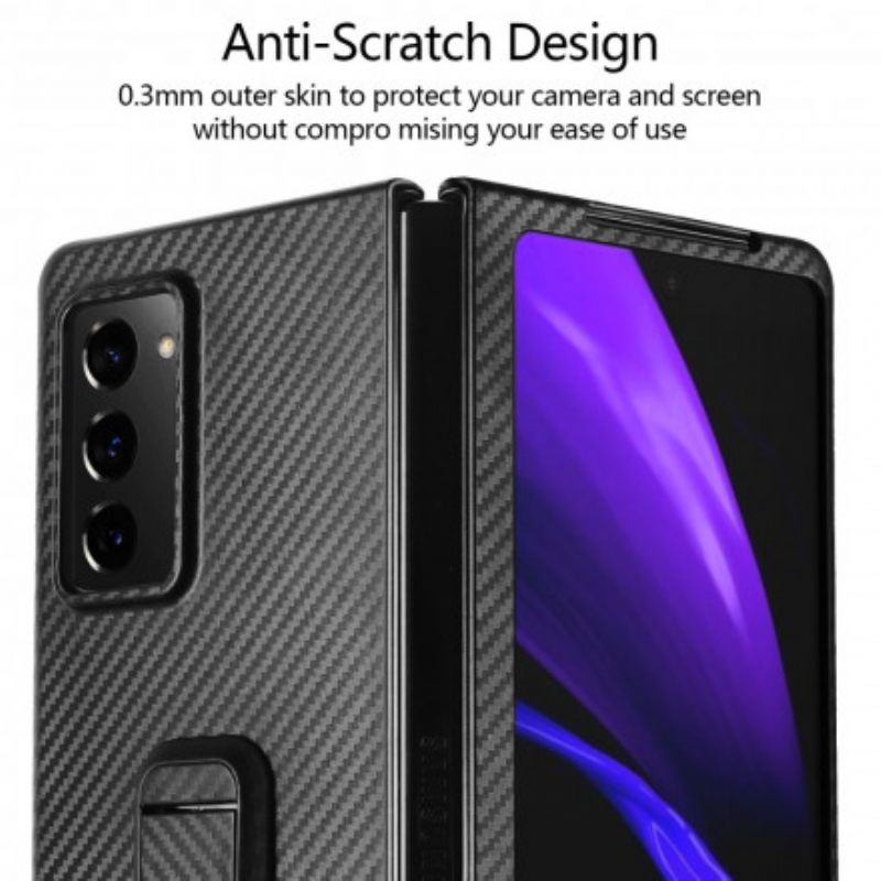 θηκη κινητου Samsung Galaxy Z Fold 2 Υφή Με Υποστήριξη Hands Free