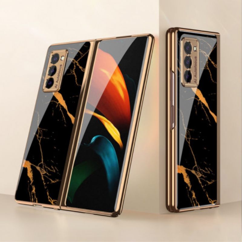 Θήκη Samsung Galaxy Z Fold 2 Gkk Marble Tempered Glass