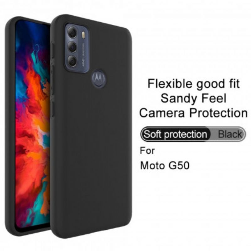 Θήκη Moto G50 Ματ Σιλικόνη Σειρά Uc-3 Imak