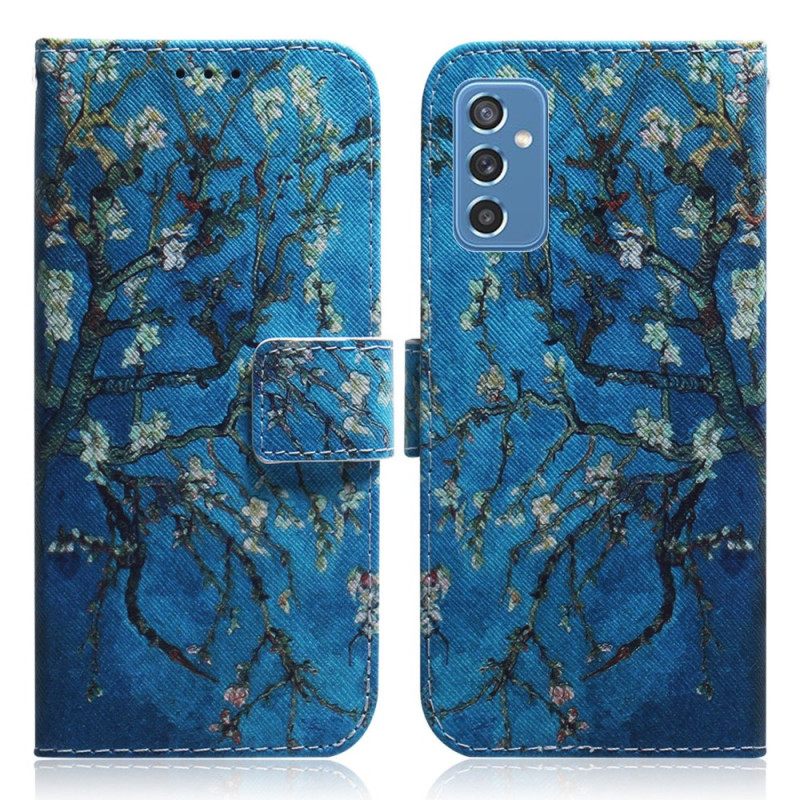 Κάλυμμα Samsung Galaxy M52 5G Midnight Lily Of The Valley