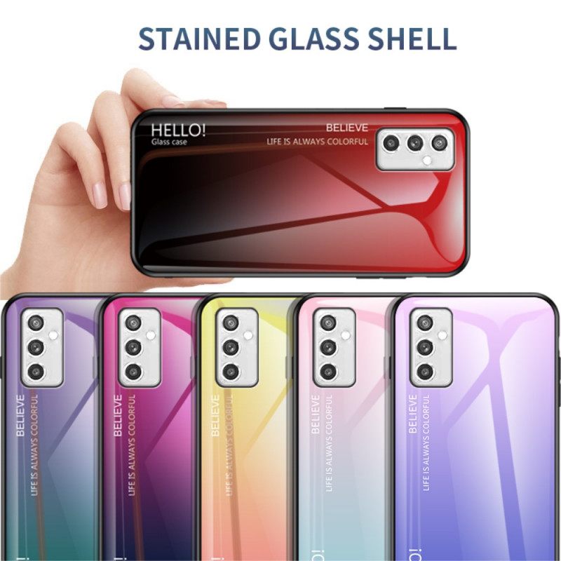 Θήκη Samsung Galaxy M52 5G Tempered Glass Γεια Σας