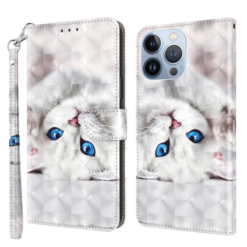 Κάλυμμα iPhone 14 με κορδονι Μόνο Thong Cats