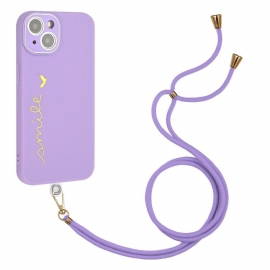 Θήκη iPhone 14 με κορδονι Στο Cord Smile