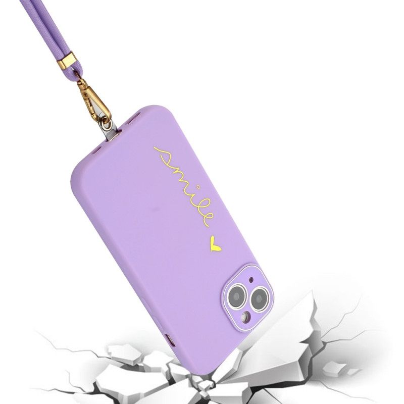 Θήκη iPhone 14 με κορδονι Στο Cord Smile