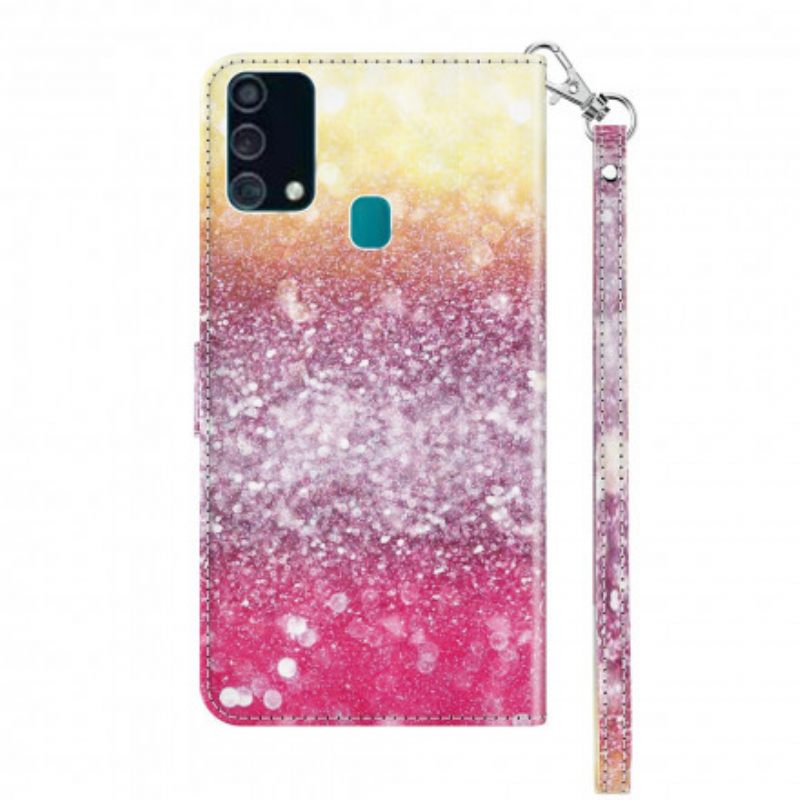 Κάλυμμα Samsung Galaxy A32 5G Light Spot Glitter Magenta