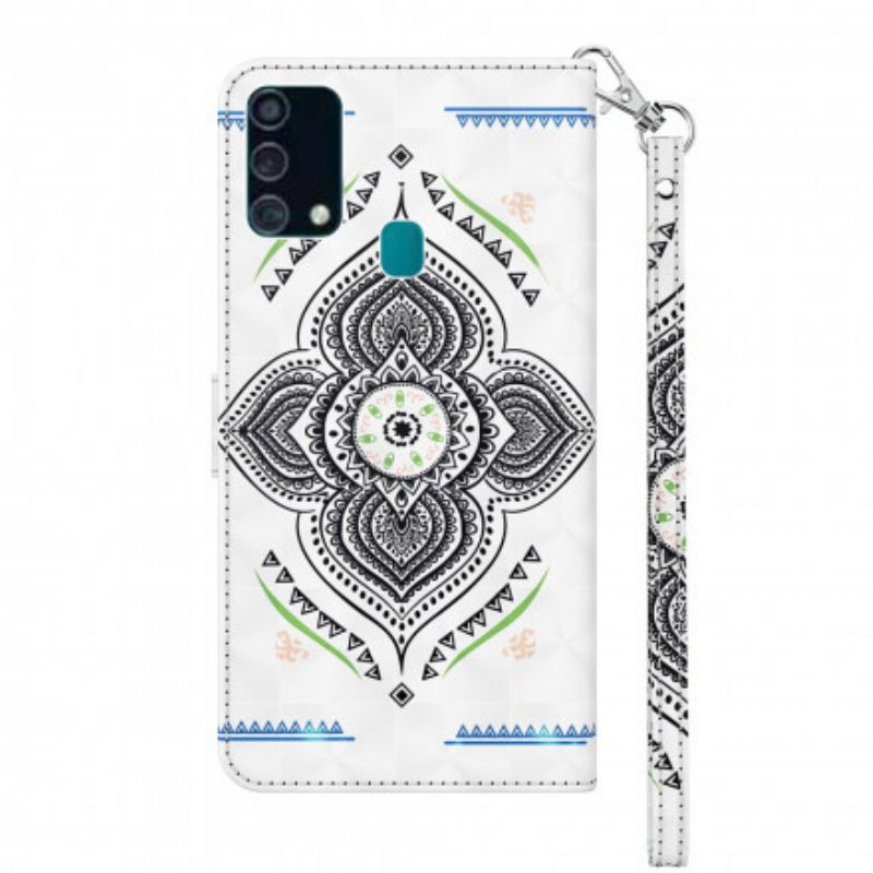 Κάλυμμα Samsung Galaxy A32 5G Light Spots Mandala Με Κορδόνι