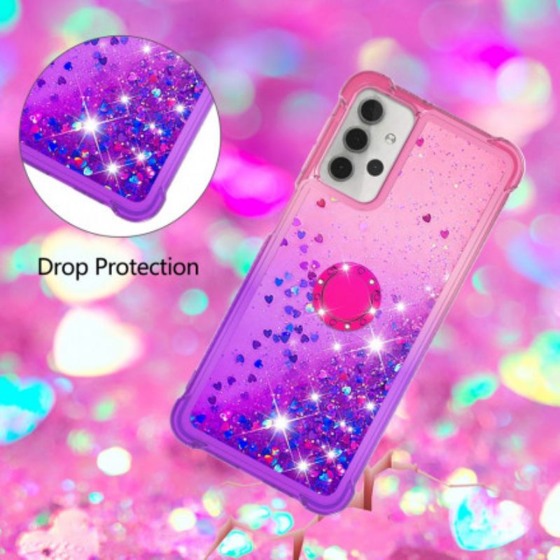 Θήκη Samsung Galaxy A32 5G Glitter Ring-support