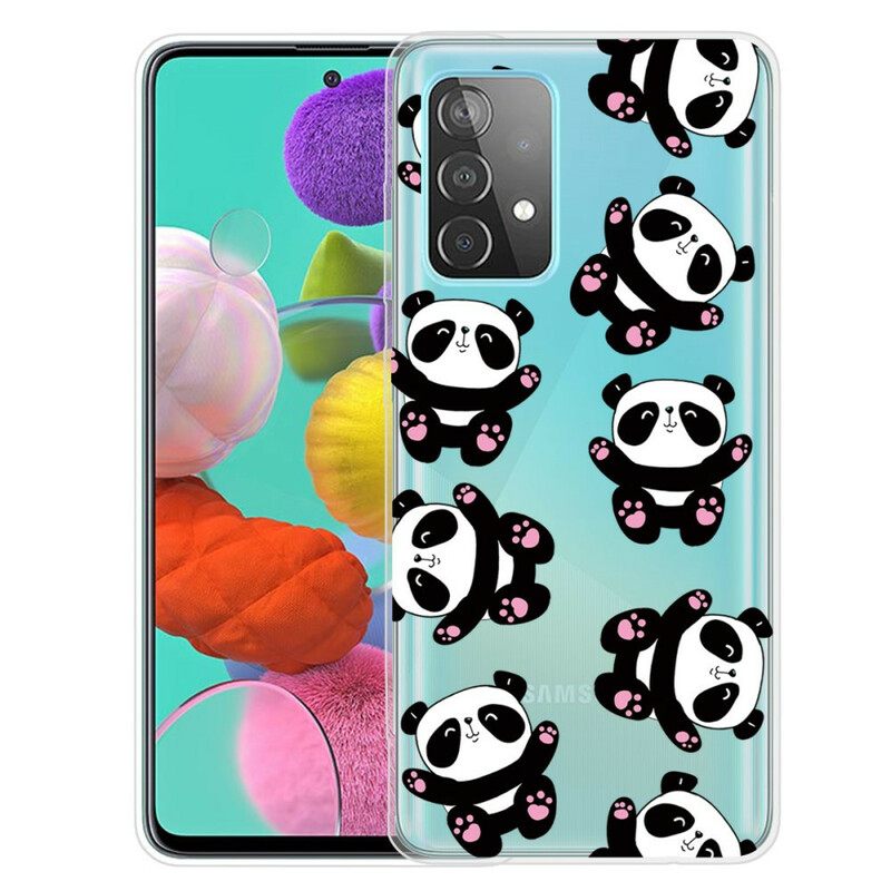 Θήκη Samsung Galaxy A32 5G Top Pandas Fun