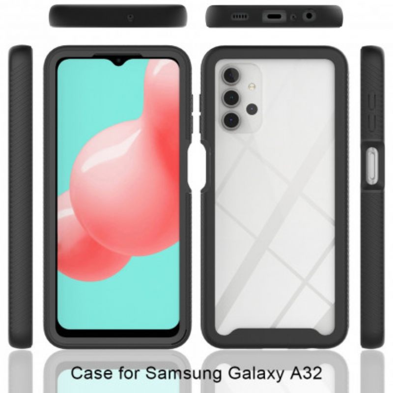 Θήκη Samsung Galaxy A32 5G Υβριδικό Σχέδιο Άκρων Σιλικόνης