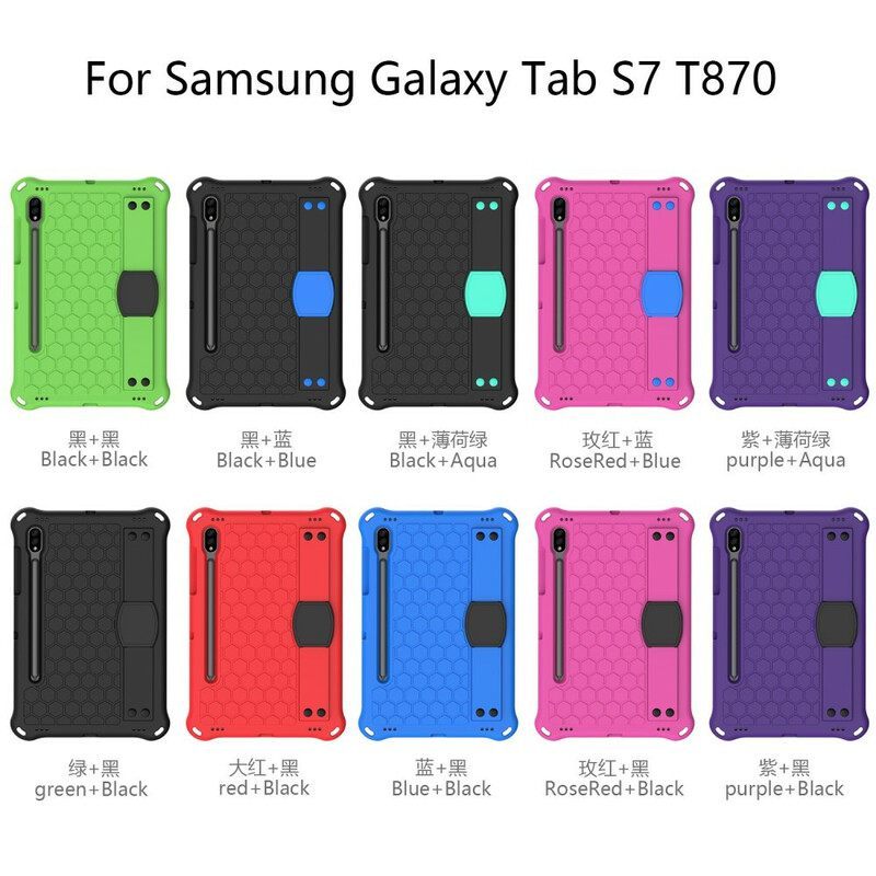 Θήκη Samsung Galaxy Tab S8 / Tab S7 Eva Με Ιμάντα-στήριγμα Και Ιμάντα Ώμου