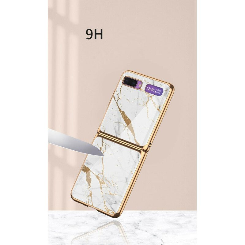 Θήκη Samsung Galaxy Z Flip Θήκη Flip Gkk Marble Style