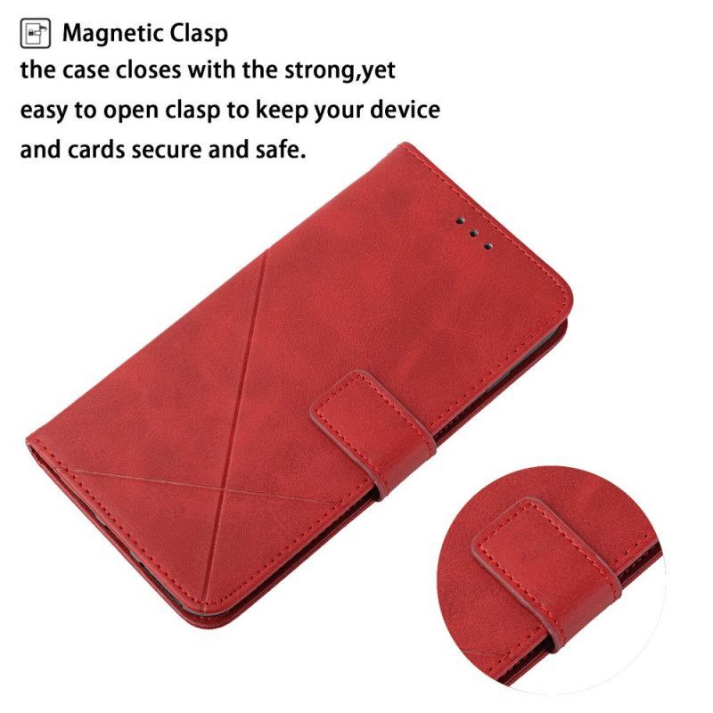 Κάλυμμα Samsung Galaxy M12 / A12 X Design Geo Leather Style