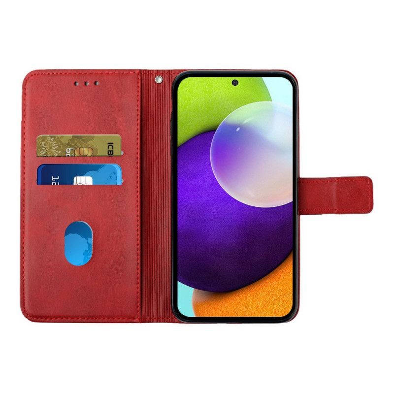 Κάλυμμα Samsung Galaxy M12 / A12 X Design Geo Leather Style