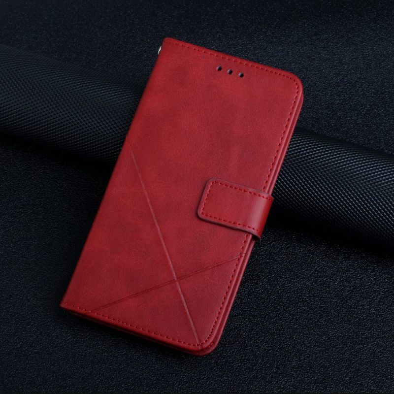 Κάλυμμα Samsung Galaxy M12 / A12 X Design Geo Leather Style