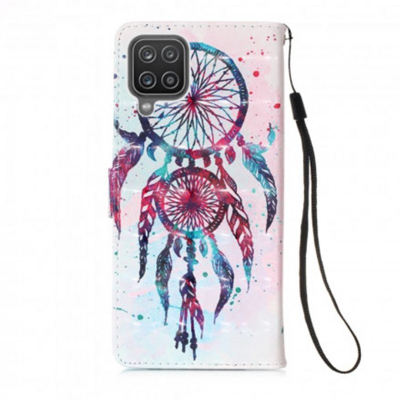 Θήκη Flip Samsung Galaxy M12 / A12 Red Dream Catcher