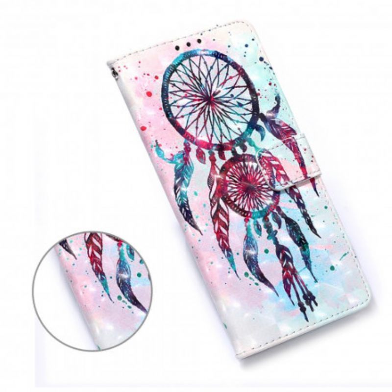 Θήκη Flip Samsung Galaxy M12 / A12 Red Dream Catcher