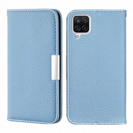 θηκη κινητου Samsung Galaxy M12 / A12 Θήκη Flip Faux Leather Litchi Ultra Chic