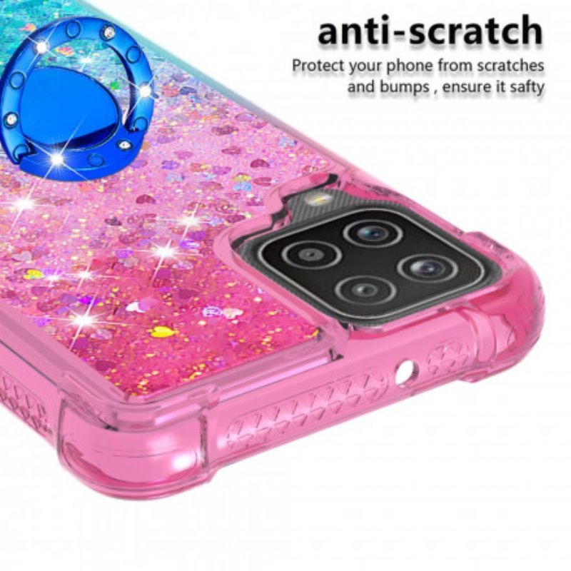 Θήκη Samsung Galaxy M12 / A12 Glitter Ring-bracket