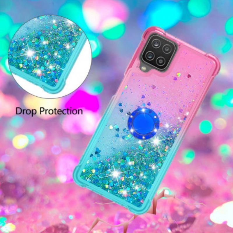 Θήκη Samsung Galaxy M12 / A12 Glitter Ring-bracket