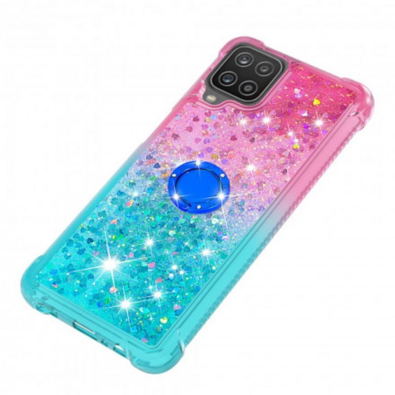 Θήκη Samsung Galaxy M12 / A12 Glitter Ring-bracket