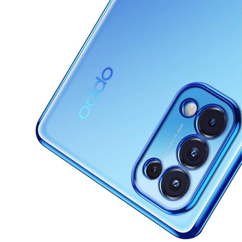 θηκη κινητου Oppo Find X3 Lite Διαφανείς Άκρες Μεταλλικό Στυλ Sulada