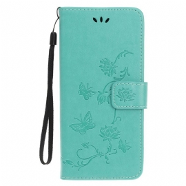 Κάλυμμα iPhone 12 / 12 Pro με κορδονι Floral Strappy