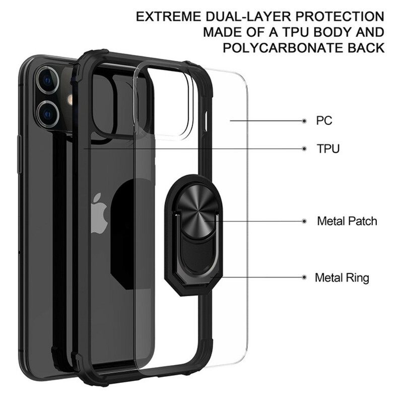 Θήκη iPhone 12 / 12 Pro Υβριδικό Δαχτυλίδι Premium