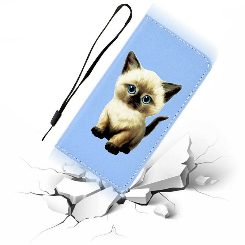 θηκη κινητου iPhone 12 / 12 Pro Θήκη Flip Cat Superstar