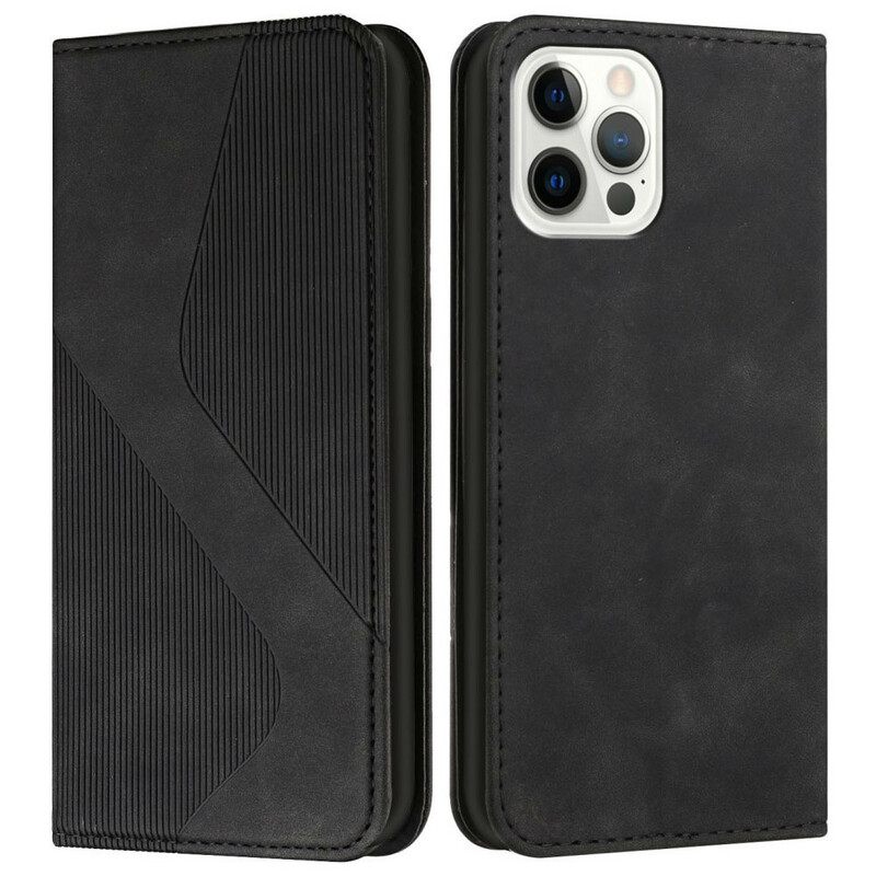 θηκη κινητου iPhone 12 / 12 Pro Θήκη Flip S-design Leather Style