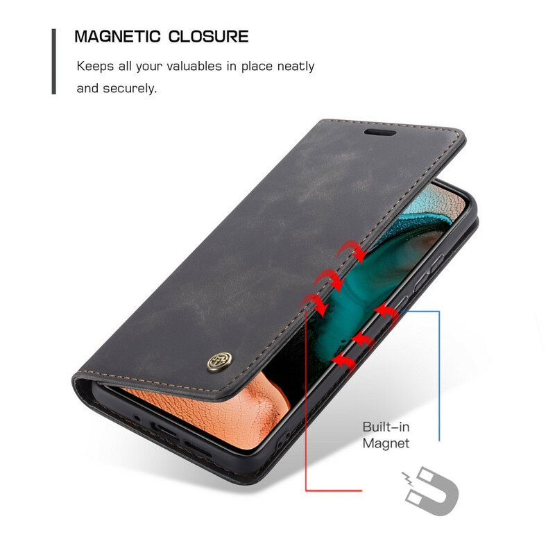 θηκη κινητου Poco F2 Pro Θήκη Flip Caseme Faux Leather