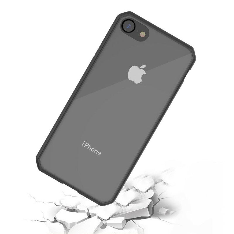 Θήκη iPhone SE 3 / SE 2 / 8 / 7 Διαφανείς Έγχρωμες Άκρες