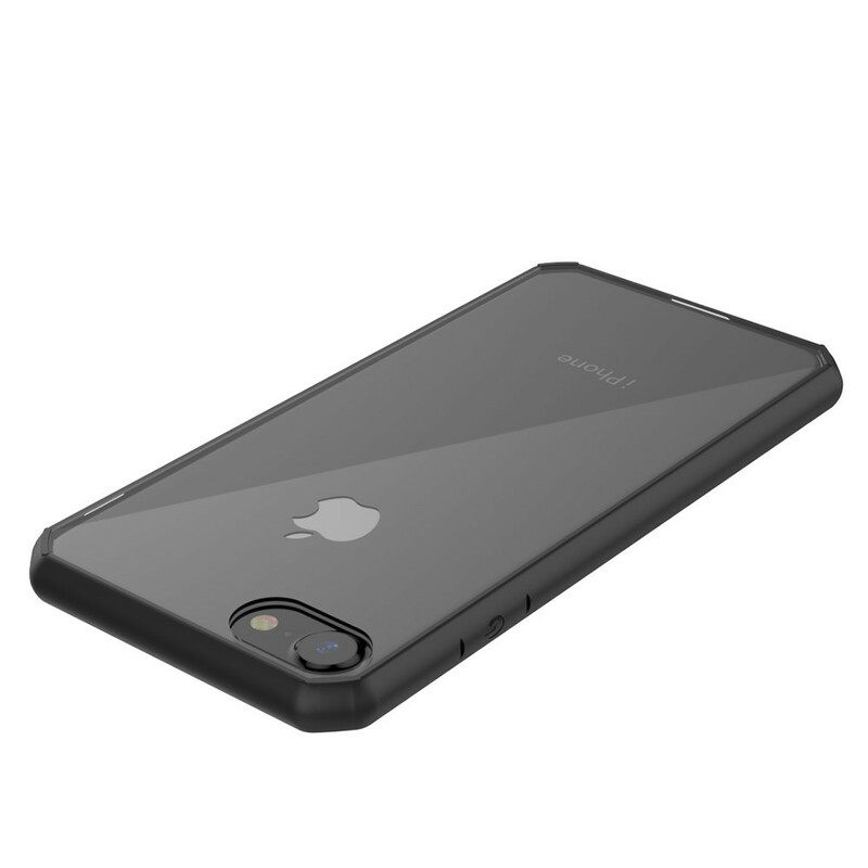 Θήκη iPhone SE 3 / SE 2 / 8 / 7 Διαφανείς Έγχρωμες Άκρες