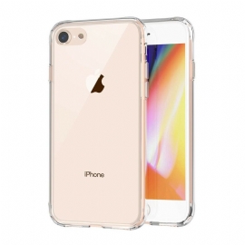 Θήκη iPhone SE 3 / SE 2 / 8 / 7 Διαφανές Leeu Γυαλί Και Ακρυλικό