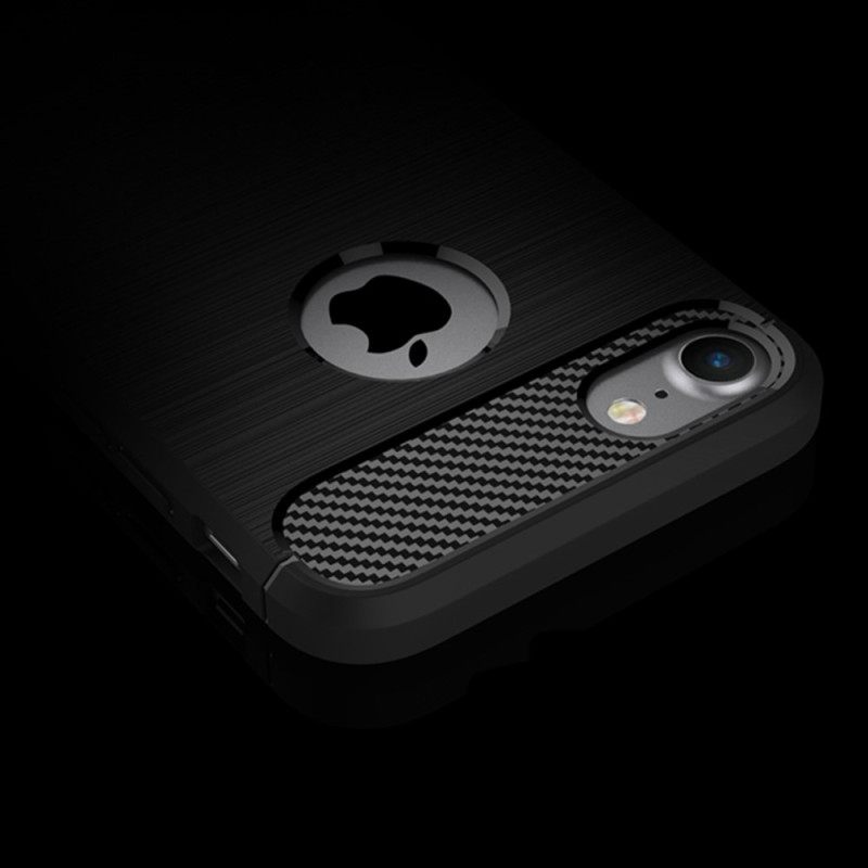 Θήκη iPhone SE 3 / SE 2 / 8 / 7 Mofi Brushed Carbon Fiber