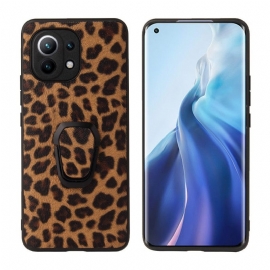 Θήκη Xiaomi Mi 11 5G Δαχτυλίδι Leopard Style-support