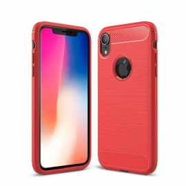 Θήκη iPhone XR Βουρτσισμένη Ίνα Άνθρακα