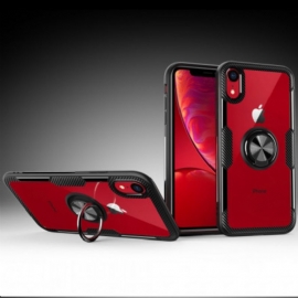 Θήκη iPhone XR Δακτύλιος-στήριγμα Από Σκληρυμένο Γυαλί