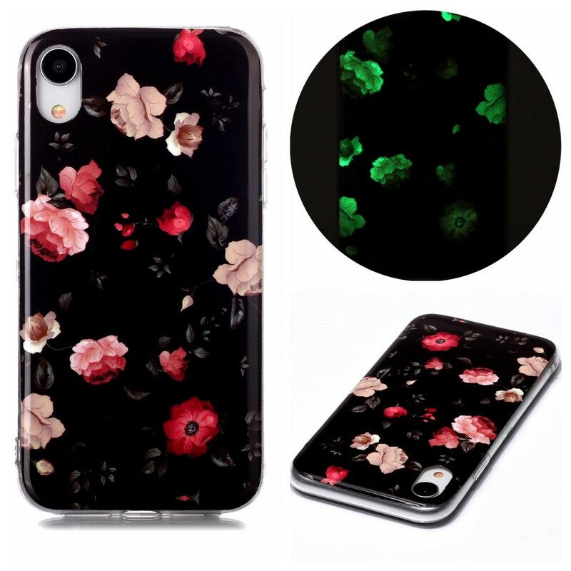 Θήκη iPhone XR Fluorescent Floral Series