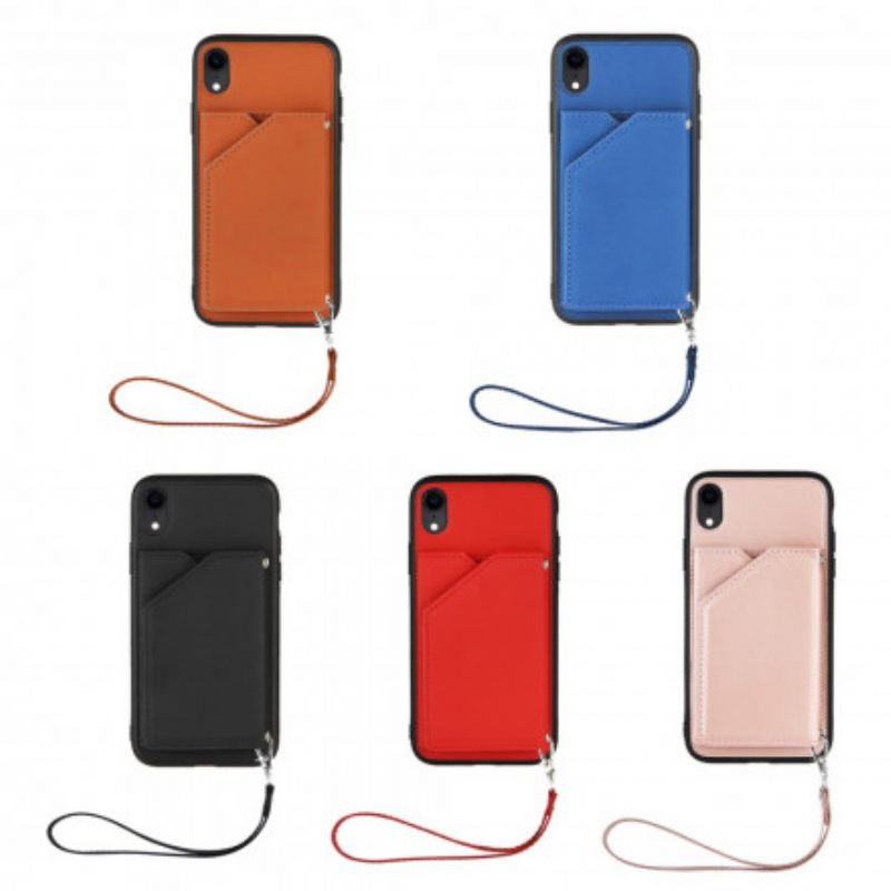 Θήκη iPhone XR Handsfree Και Κορδόνι Υποστήριξης Πολλαπλών Καρτών