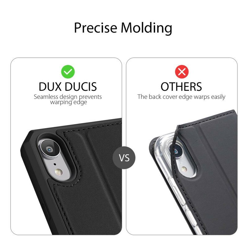 θηκη κινητου iPhone XR Θήκη Flip Skin X Series Dux Ducis