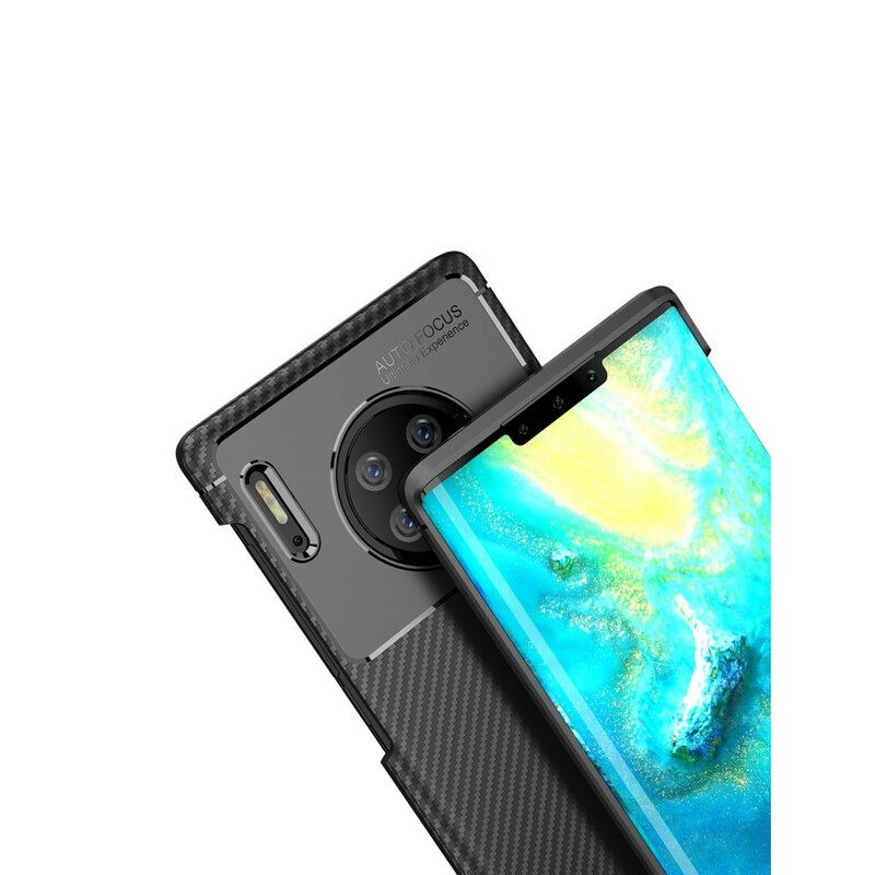 Θήκη Huawei Mate 30 Pro Ευέλικτη Υφή Ινών Άνθρακα