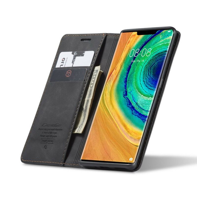 θηκη κινητου Huawei Mate 30 Pro Θήκη Flip Caseme Faux Leather